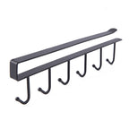Wall Mounted Hook Rack Organizer