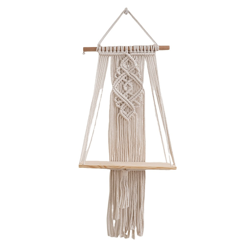 Macrame Hanging Shelf Organizer Bowlift