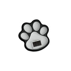 Paw Print Solar Garden Pathway Stake Lights With Integrated Panel And Ground Spike Mount Bowlift