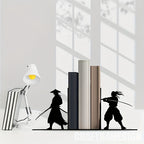 Samurai-Themed Decorative Bookends