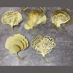Elegant Ginkgo Leaf Wall Art Hooks Bowlift