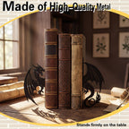 Dragon-Themed Decorative Bookends