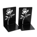 Decorative Flower-Inspired Bookends