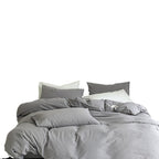 Cotton waffle bedding set with fine structure and breathable comfort