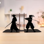 Samurai-Themed Decorative Bookends
