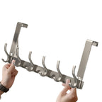Wall-Mounted Multi-Hook Storage Rack