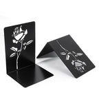 Decorative Floral Metal Bookends