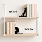 Cat-Themed Decorative Bookends