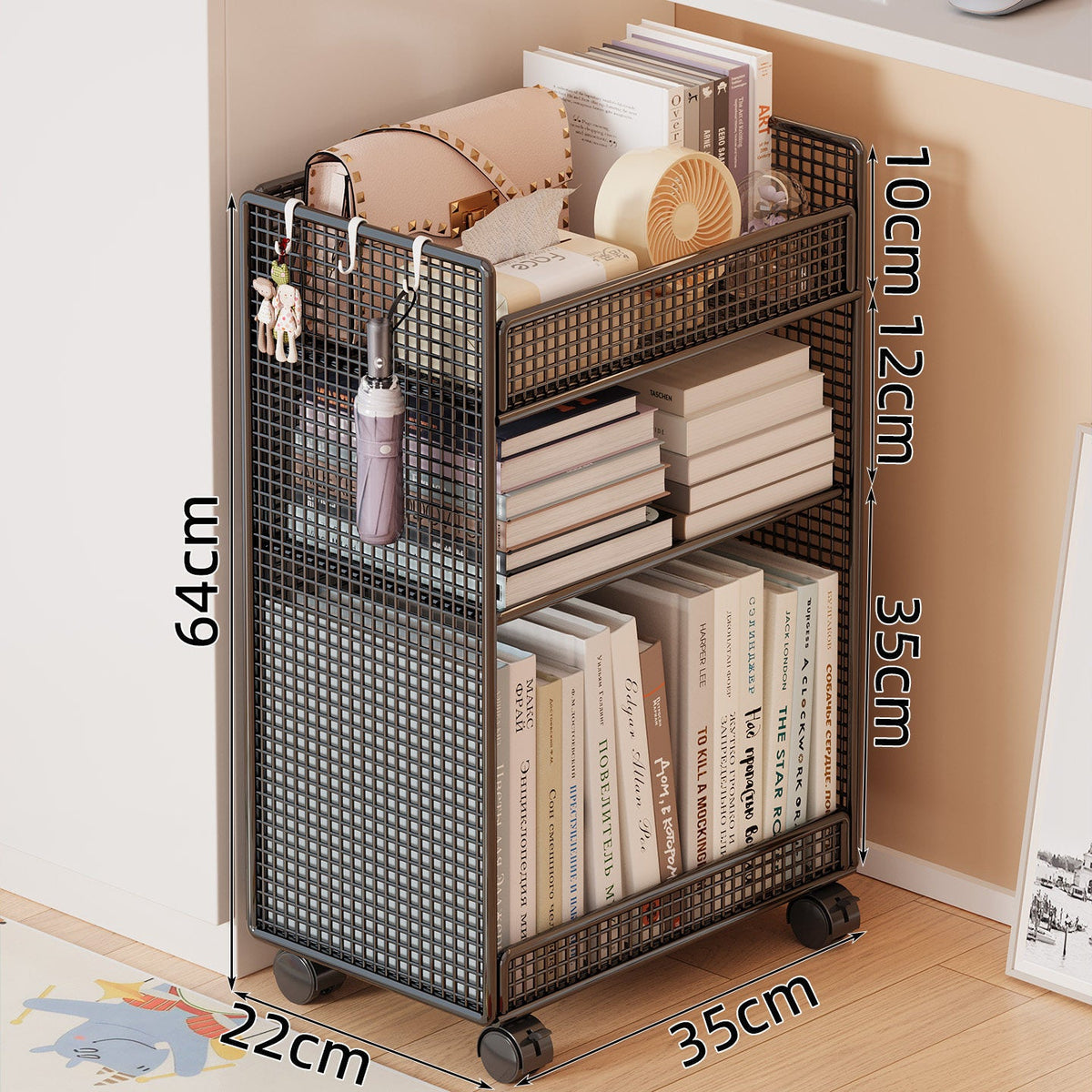 Versatile Mesh Storage Shelf Bowlift