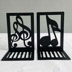 Musical Note Decorative Bookends
