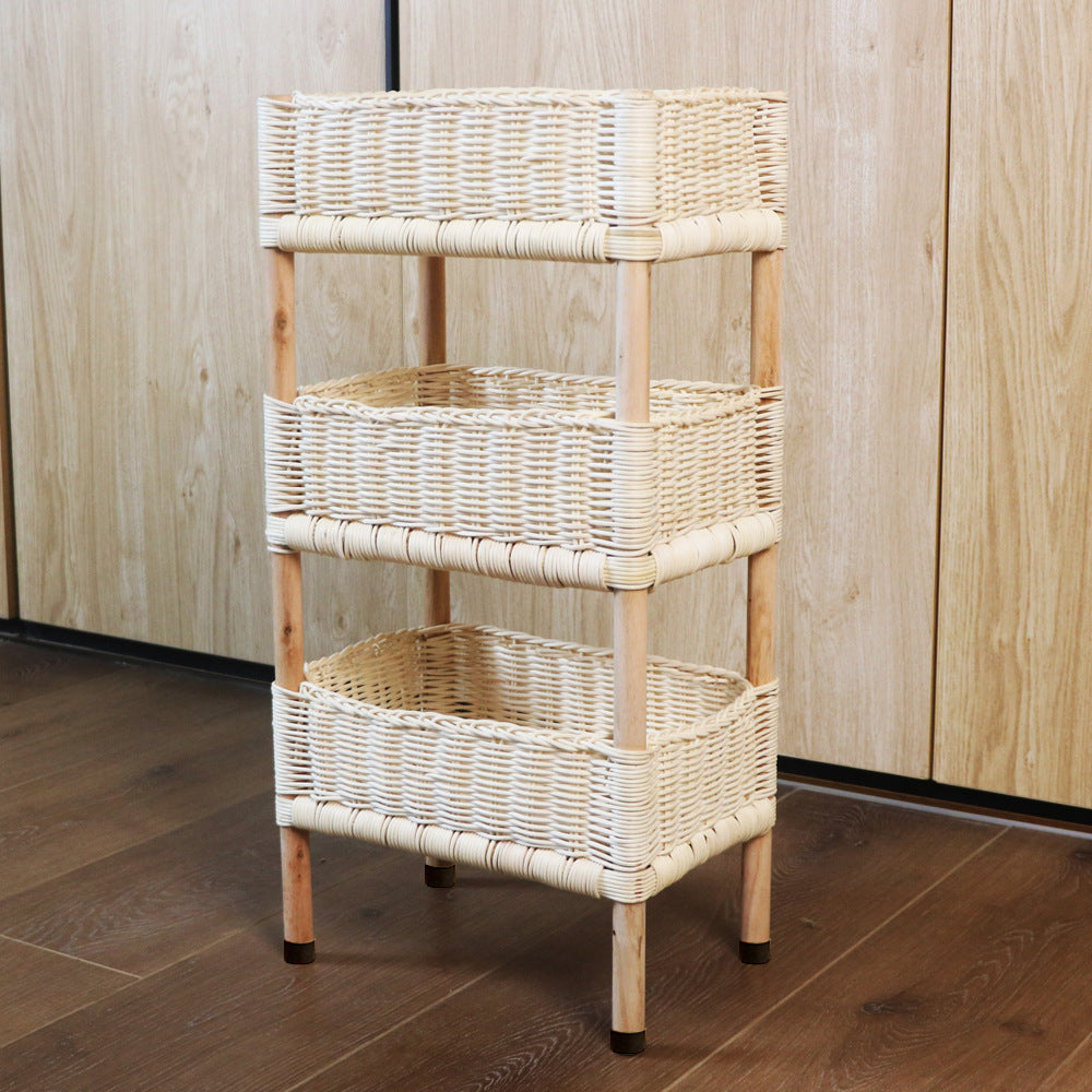 Multi-Tier Woven Storage Rack  Zevolim1787892970