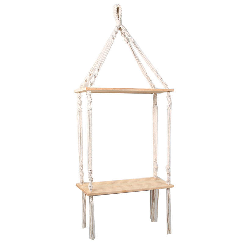 Hanging Macrame Shelf Organizer  Zevolim1788941636
