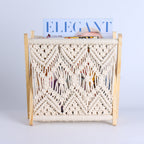 Macrame Magazine Rack Bowlift