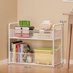 Modern Multi-Tier Mesh Storage Shelf Bowlift