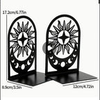 Celestial-Themed Bookends