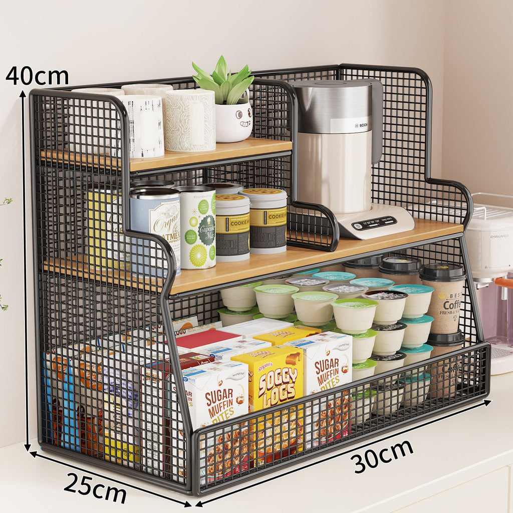 Multi-Tier Kitchen Shelf Organizer Bowlift