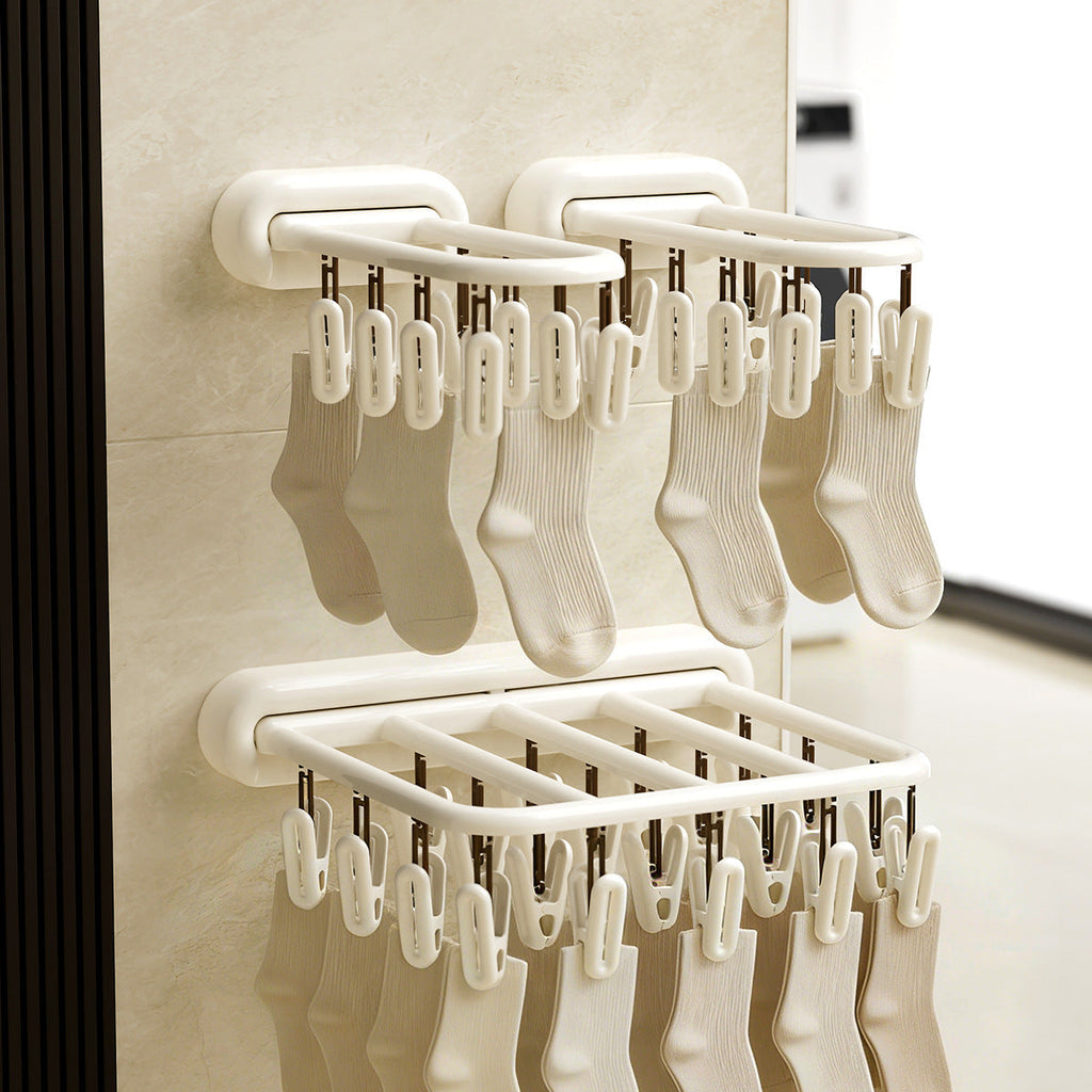 Wall-Mounted Multi-Clip Organizer Bowlift