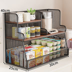 Multi-Tier Kitchen Shelf Organizer Bowlift