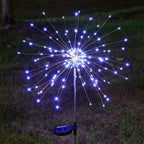 Starburst Solar Garden Stake LED Sparkler Sculpture Bowlift