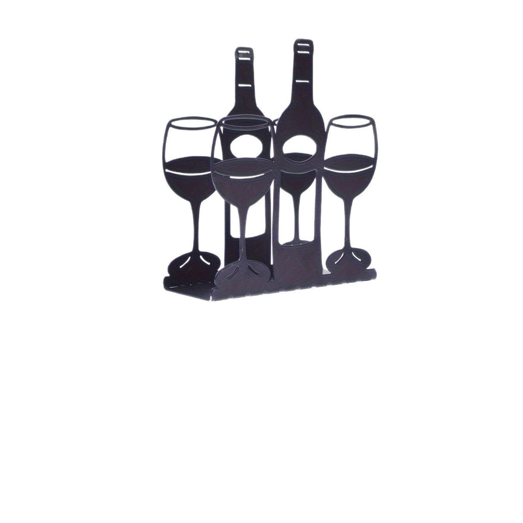 Decorative Wine Glass and Bottle Holder