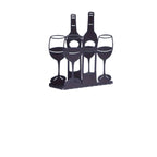 Decorative Wine Glass and Bottle Holder