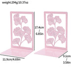 Decorative Plant-Themed Bookends