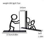 Fun Stick Figure Bookends