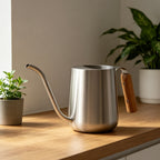 Elegant Stainless Steel Watering Can