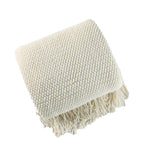 Decorative Fringe Knit Throw Blanket