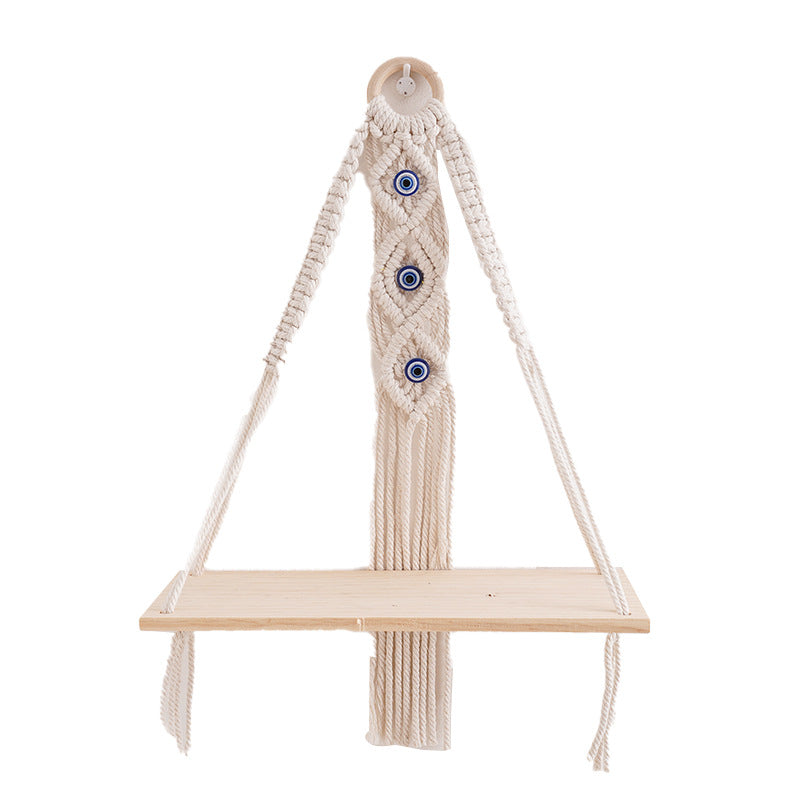 Decorative Macrame Hanging Shelf Organizer Bowlift