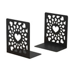 Heart-Shaped Decorative Bookends