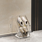 Shoe rack with transparent design Bowlift