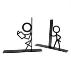 Fun Stick Figure Bookends
