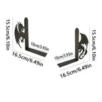 Dragon-Themed Decorative Bookends