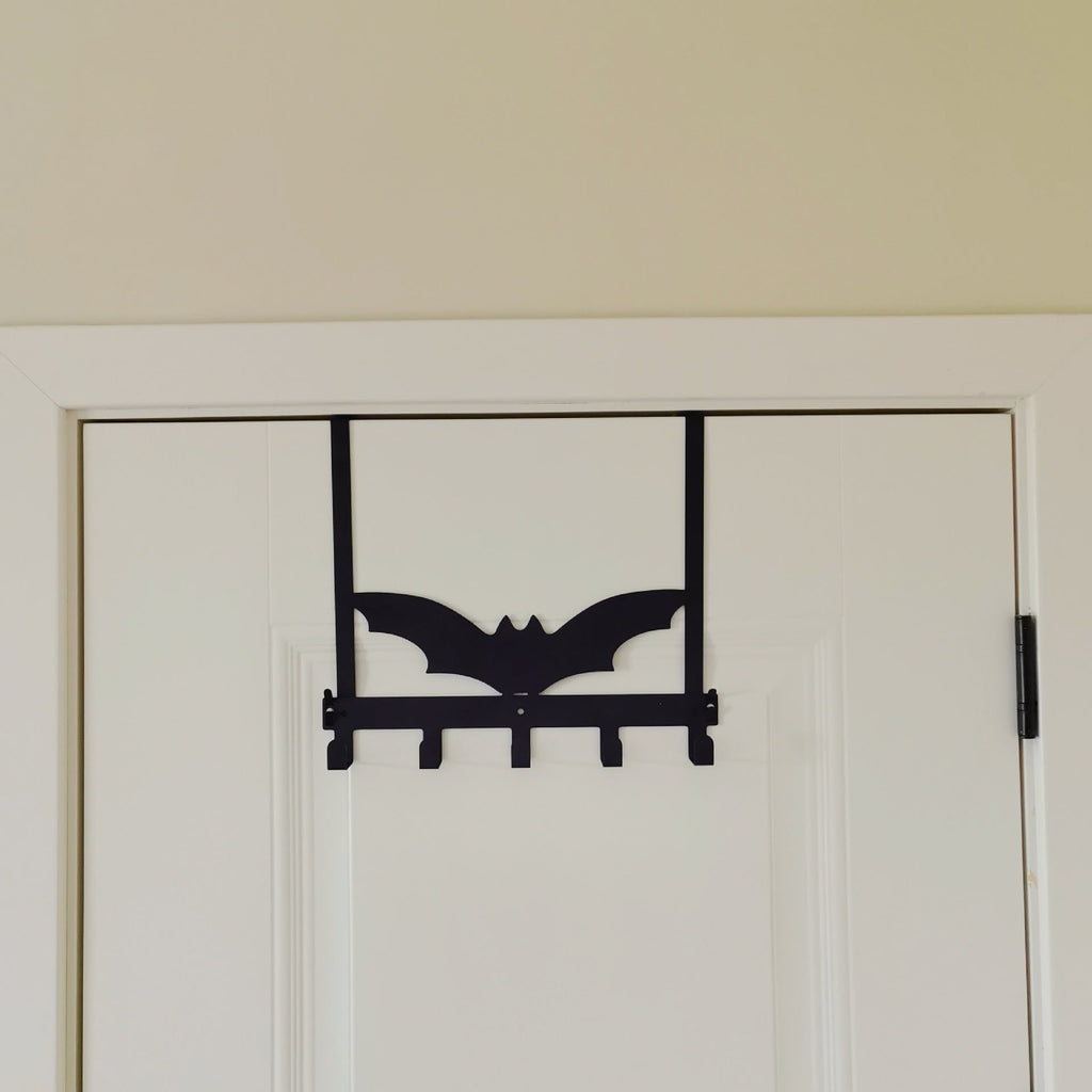 Spider Web-Themed Wall Hook Rack