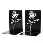 Artistic Floral Bookend Set