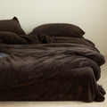 Plush bedding set with extra soft minky surface and pillowcases