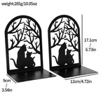 Cat Silhouette Decorative Bookends