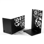 Decorative Flower-Inspired Bookends