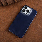 Zevolim | Oil Wax Genuine Leather Apple iPhone Case