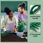 Zevolim| Plant dibber with 12-hole template – Easy even seed sowing