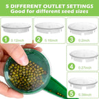 Zevolim| Plant dibber with 12-hole template – Easy even seed sowing