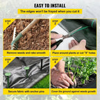 Zevolim| Premium Weed Fabric – Long-lasting pRedection for your garden