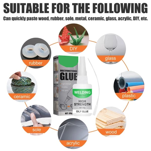 Multi-Purpose Strong Adhesive for Invisible Repairs