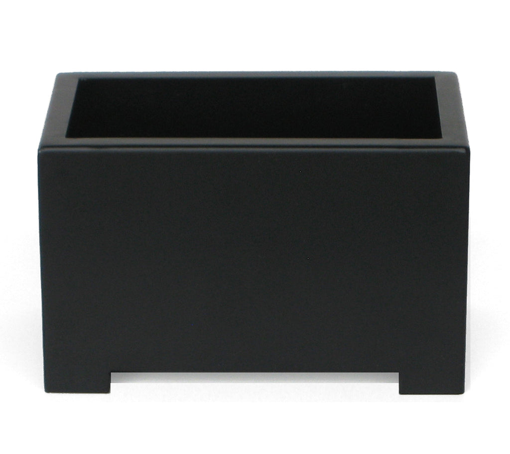 Alora Steel Rectangle Planter - Architectural Long Block (16 Guage Metal) Indoor / Outdoor Box (13" - 23" Long)