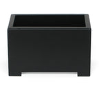 Alora Steel Rectangle Planter - Architectural Long Block (16 Guage Metal) Indoor / Outdoor Box (13" - 23" Long)