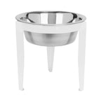 Vision Single Diner - Modern Minimalist Indoor / Outdoor Elevated Dog Bowl w/ Metal Stand (5.5" / 10" Stand)
