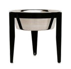 Vision Single Diner - Modern Minimalist Indoor / Outdoor Elevated Dog Bowl w/ Metal Stand (5.5" / 10" Stand)