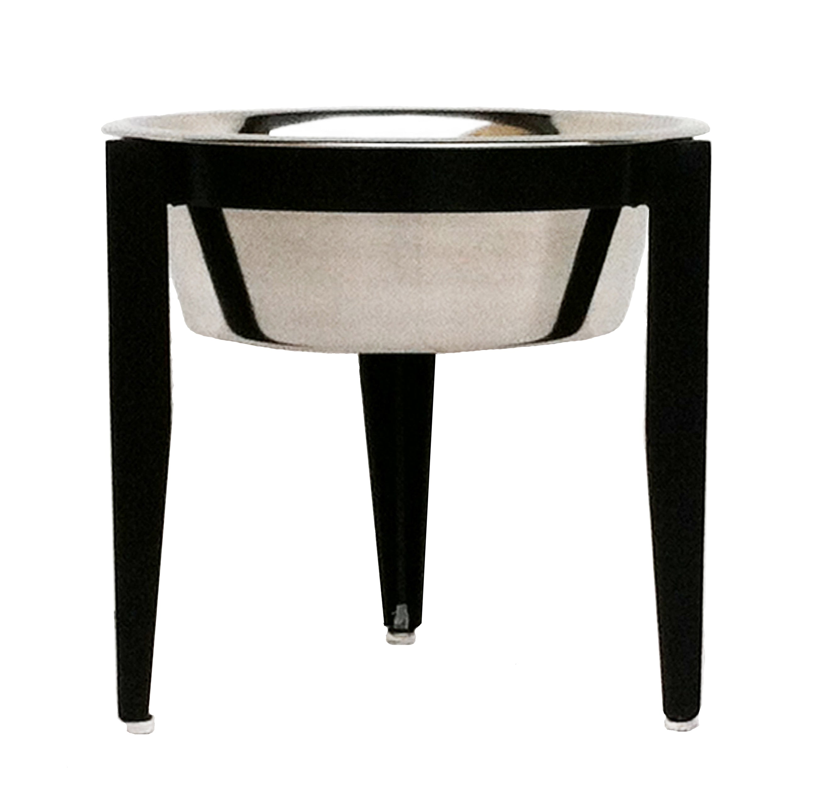 Vision Single Diner - Modern Minimalist Indoor / Outdoor Elevated Dog Bowl w/ Metal Stand (5.5" / 10" Stand)