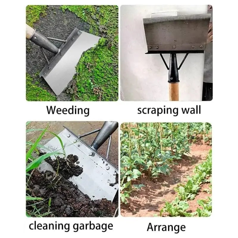 Zevolim| Robust Garden Spade for Effortless Weed Removal
